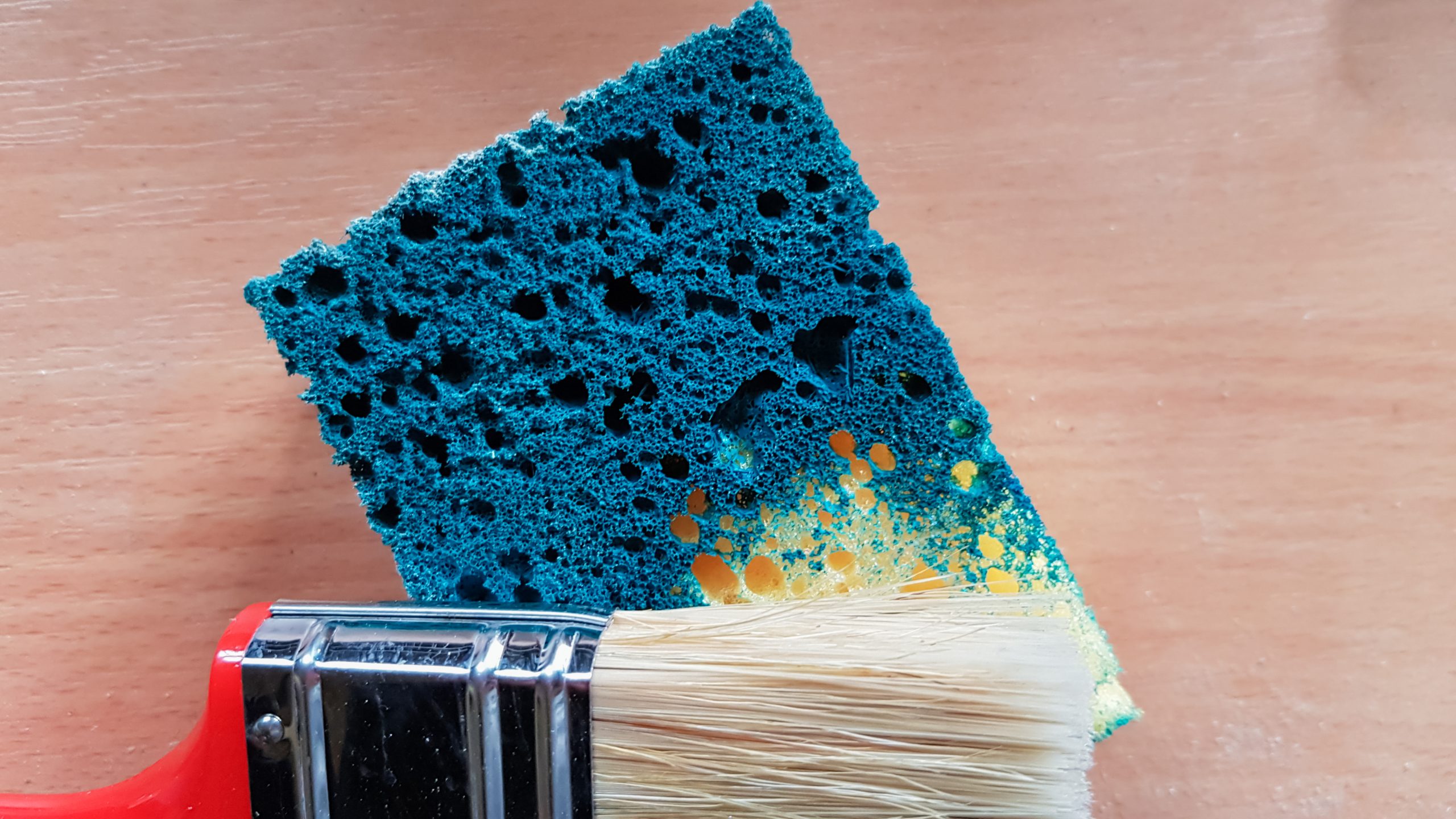 Τεχνικές διακόσμησης τοίχου με σφουγγάρι για μοναδικό εφέ βαψίματος - Αττική